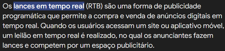 RTB - Lances em Tempo Real